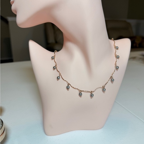 Vintage charm reimagined ✨ Our newest gold and silver  Vintage Style Gold Necklace with Silver Accents